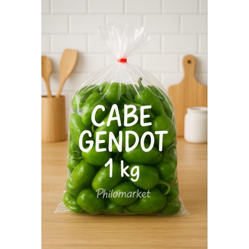 

VIRAL Cabe Gendot Segar 1kg - Fresh Langsung Dari Kebun