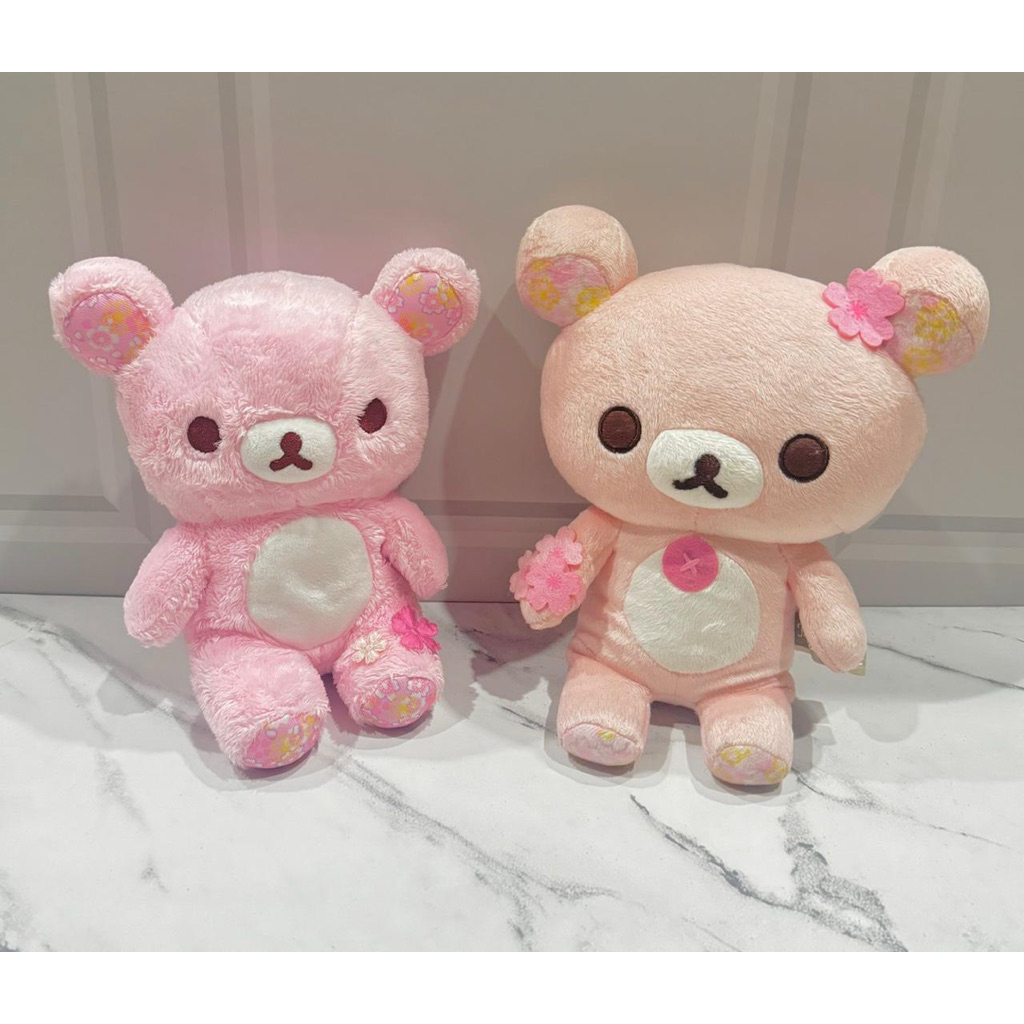 Boneka Plushie Korilakkuma Sakura Edition & Rilakkuma Sakura Edition San X
