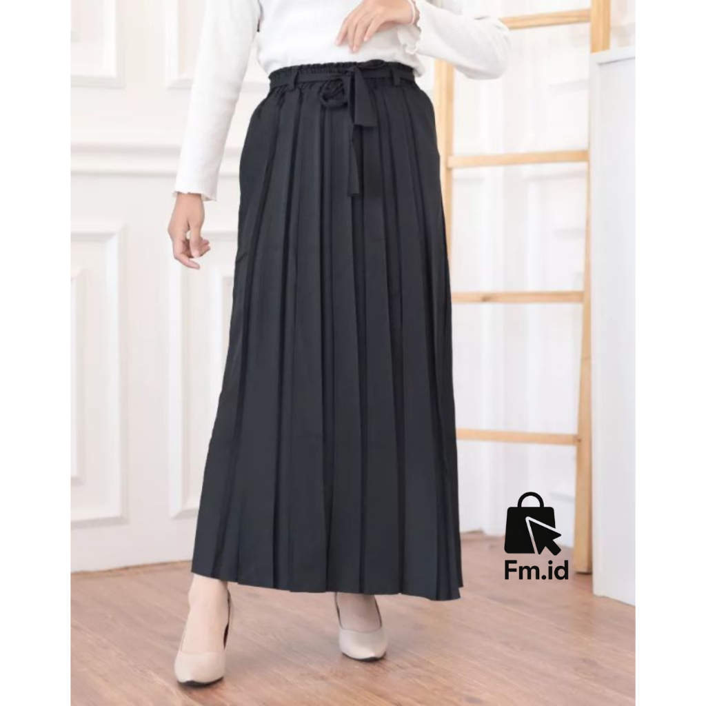 Rok kantor plisket/rok kantor/rok kerja/rok plisket/ rok standar jumbo