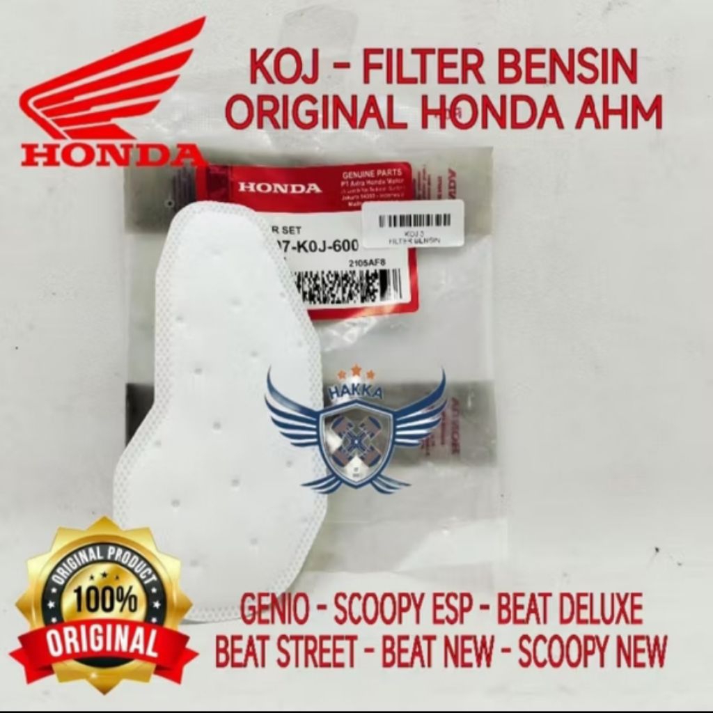 KOJ ORIGINAL FILTER BENSIN HONDA GENIO, FILTER BENSIN HONDA BEAT STREET, FILTER BENSIN HONDA BEAT NE