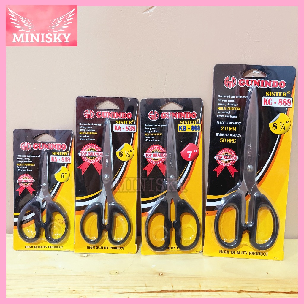 

Gunting Gunindo / Gunting Kecil / Gunting Sedang / Gunting Besar Gunindo