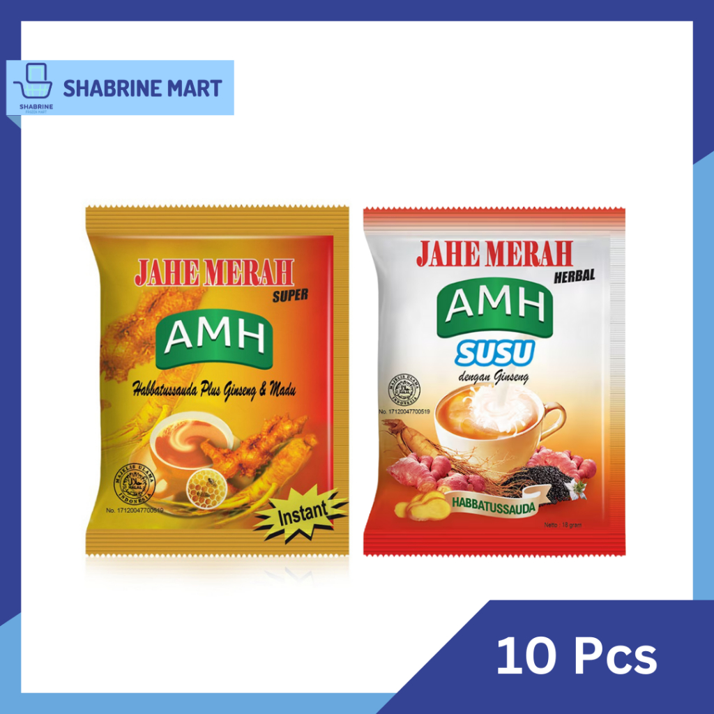 

AMH Jahe Merah Super & Jahe Merah Susu 23gr x 10 (1 Renceng)