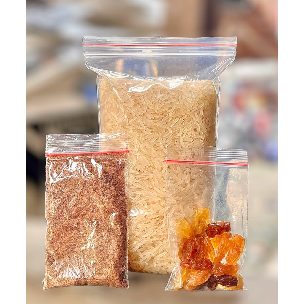 

Paket beras Basmati 500g bumbu dan kismis