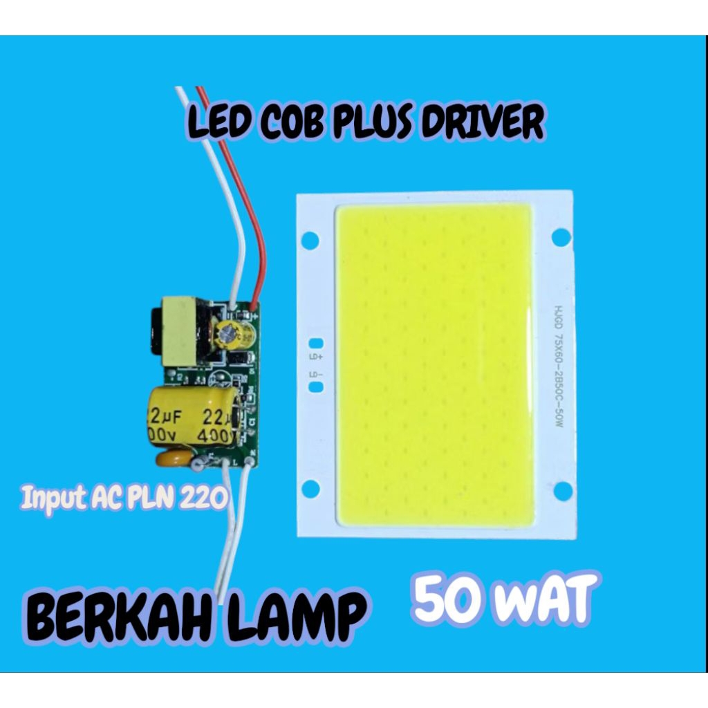 PCB LED COB 50WAT  PLUS DRIVER