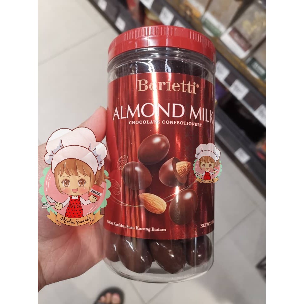 

NEW Coklat Berly's berietti chocolate almond milk kacang almond ( 370 g )