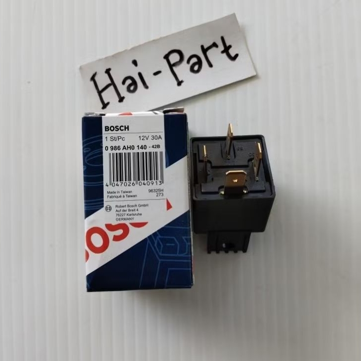 RELAY 4 KAKI BOSCH ORIGINAL