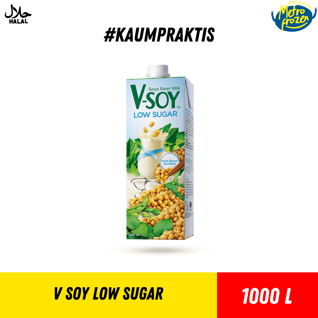 

V SOY All Varian 1liter //vsoy milk original //vsoy multi grain //soya golden grain //vsoy low sugar