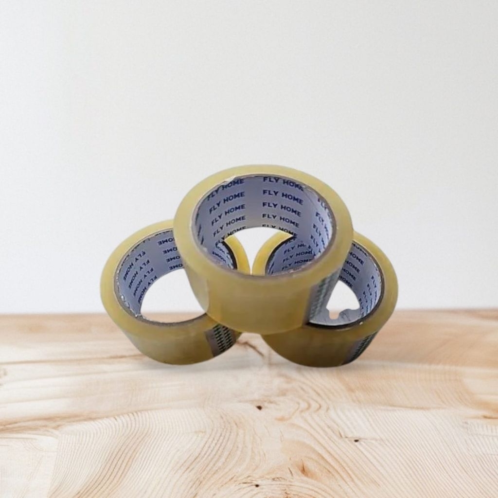 

Lakban Bening Coklat Fragile Panjang 90 yard