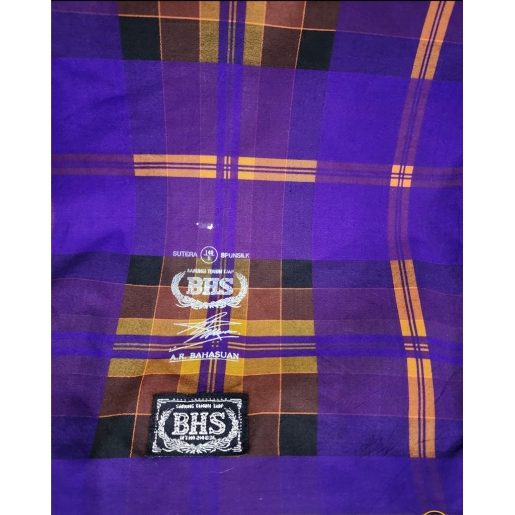 Sarung BHS krj full sutra140 Supunsilk grade silver mulus likenew