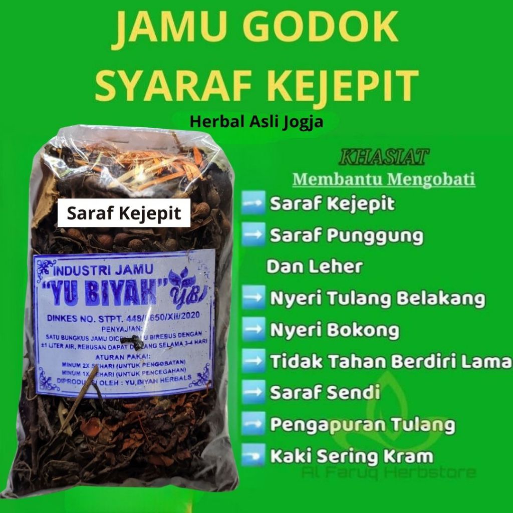 Jamu Godok Saraf Kejepit - Saraf Kejepit Jamu Godokan Untuk Sakit Pinggang Tulang Belakang Nyeri Bok