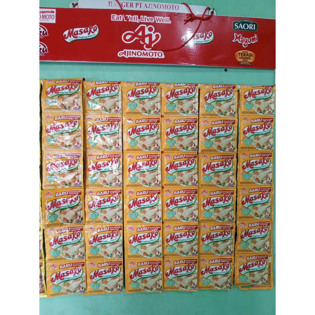 

MASAKO AYAM HARGA PER RENCENG ISI 12 SACHET