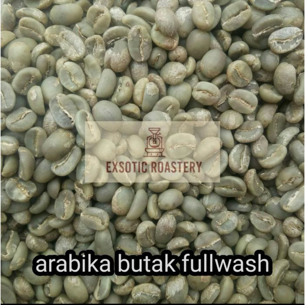 

green bean arabika fullwash java bhutak blitar