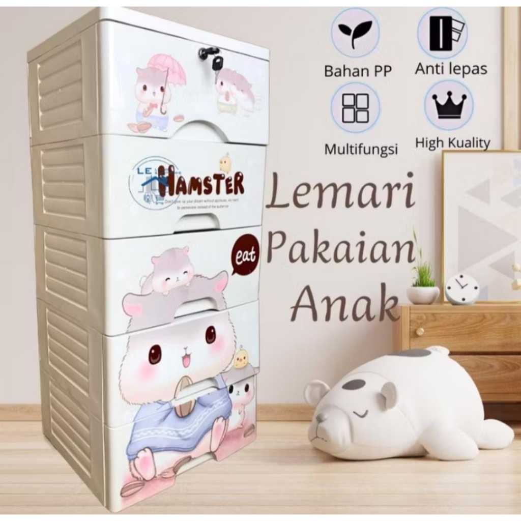 Lemari Susun Plastik 4 Sampai 5 Susun Lemari Pakaian Plastik Lemari Baju Kecil