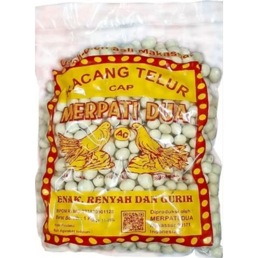 

Kacang Telur Cap Merpati Dua 1 kg