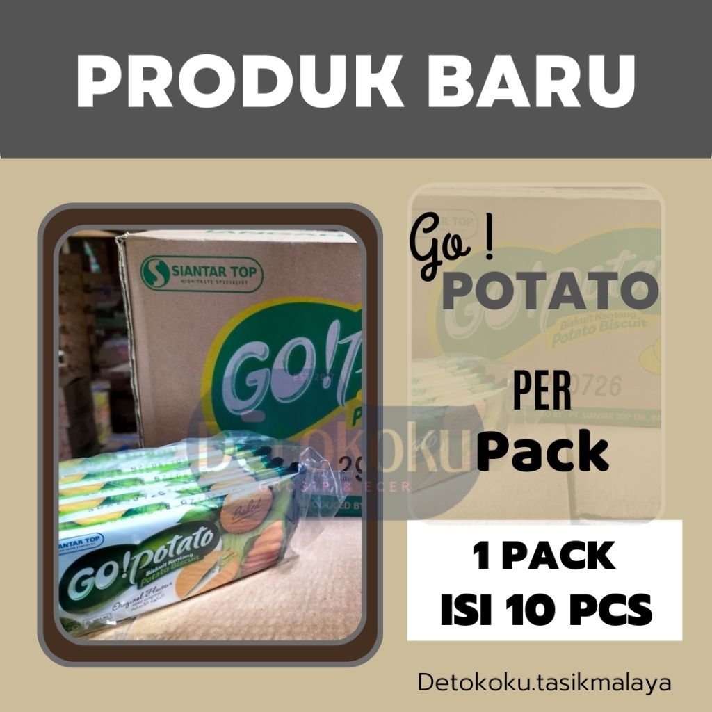 

Go! Potato - Biskuit Kentang [PER PACK]