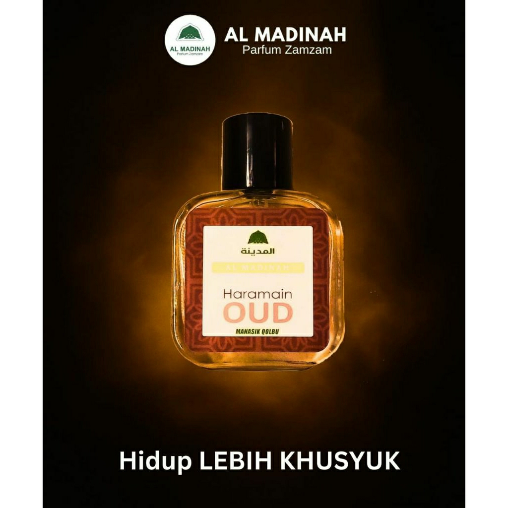 HARAMAIN OUD - PARFUM ZAMZAM Original Parfum Makkah Madinah Kiswah OUD , Rose Nabawi, Al Rawda, Haja