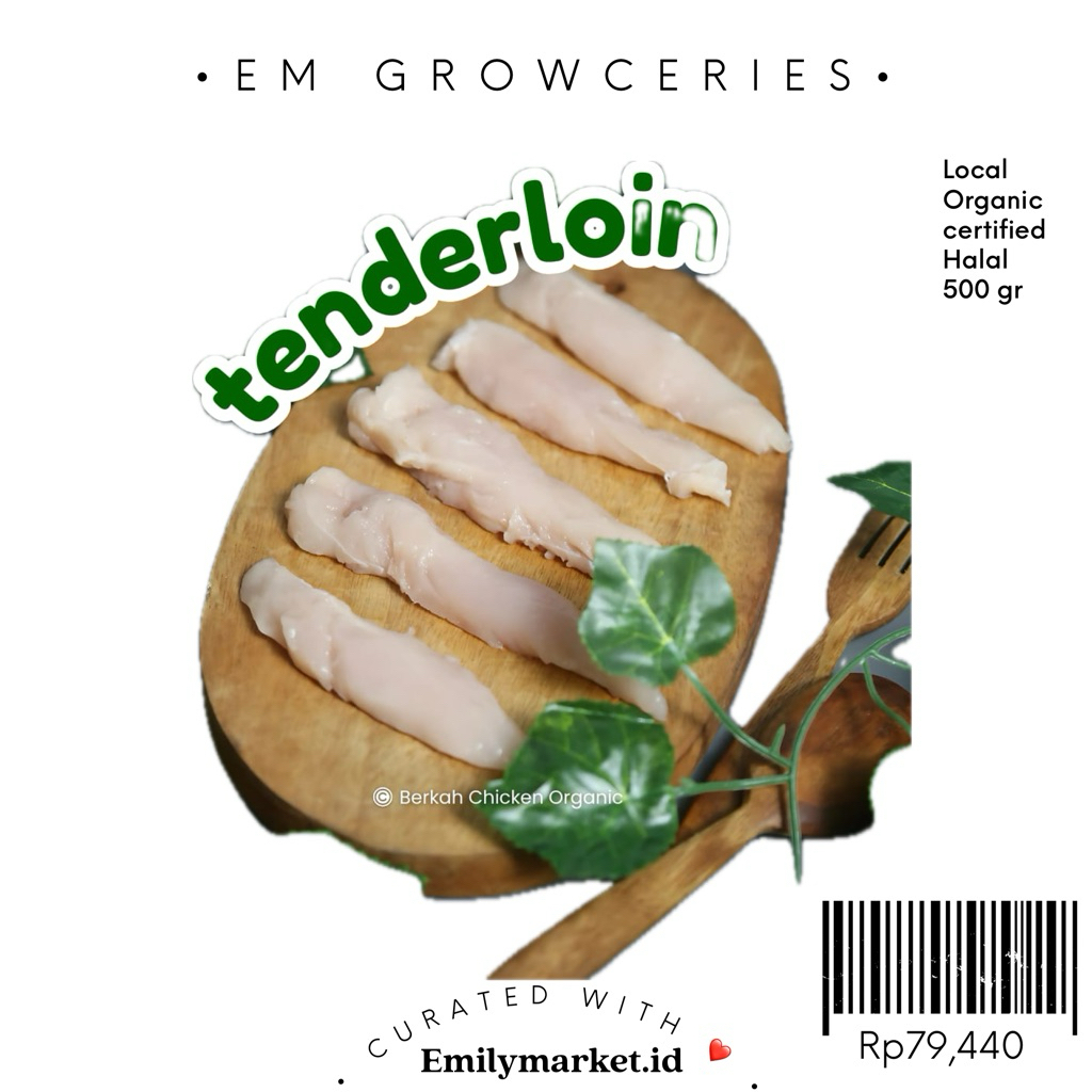 

Chicken Tenderloin / Daging Ayam Fillet Potong Organik by Berkah Chicken