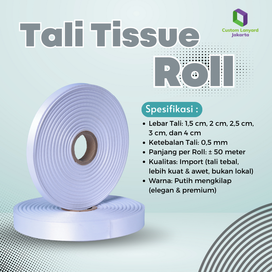 

Tali pita lanyard TISSUE printing sublime bahan lanyard sublim lanyard printing berbagai ukuran