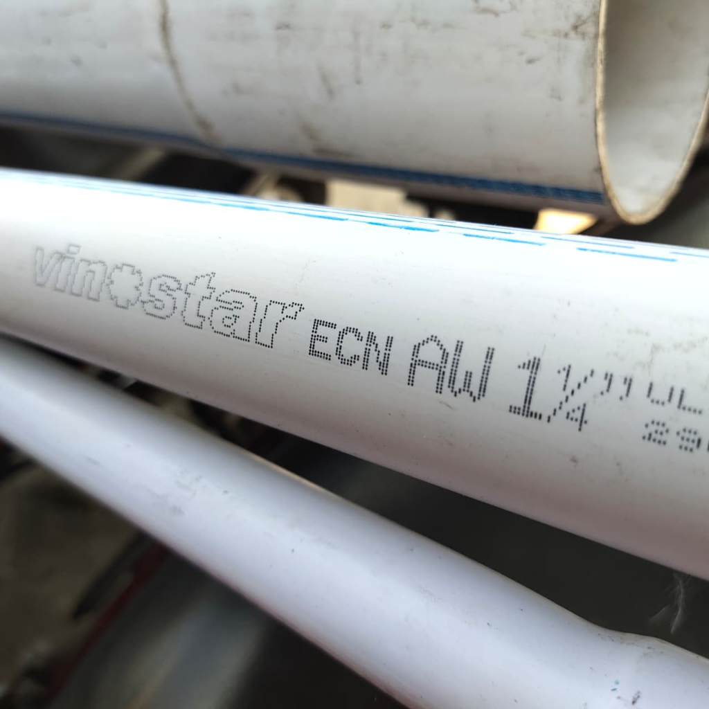 Pipa Pvc 1 meteran/Pipa Vinostar AW 1 METER Ukuran 11/4" Inch /Pipa saluran air PVC Vinostar AW 11/4
