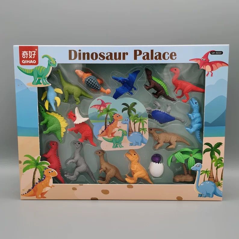 

8220 Set Eraser Penghapus Dinosaur Palace Souvenir Gift Anak