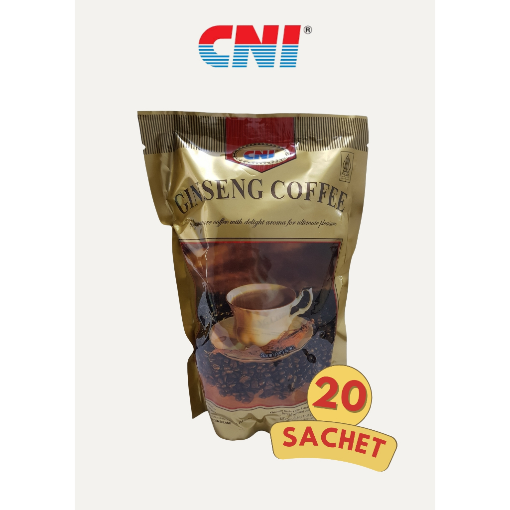 

CNI Ginseng Coffee isi 20 sachet 400gr - Kopi Ginseng exp.agst.26