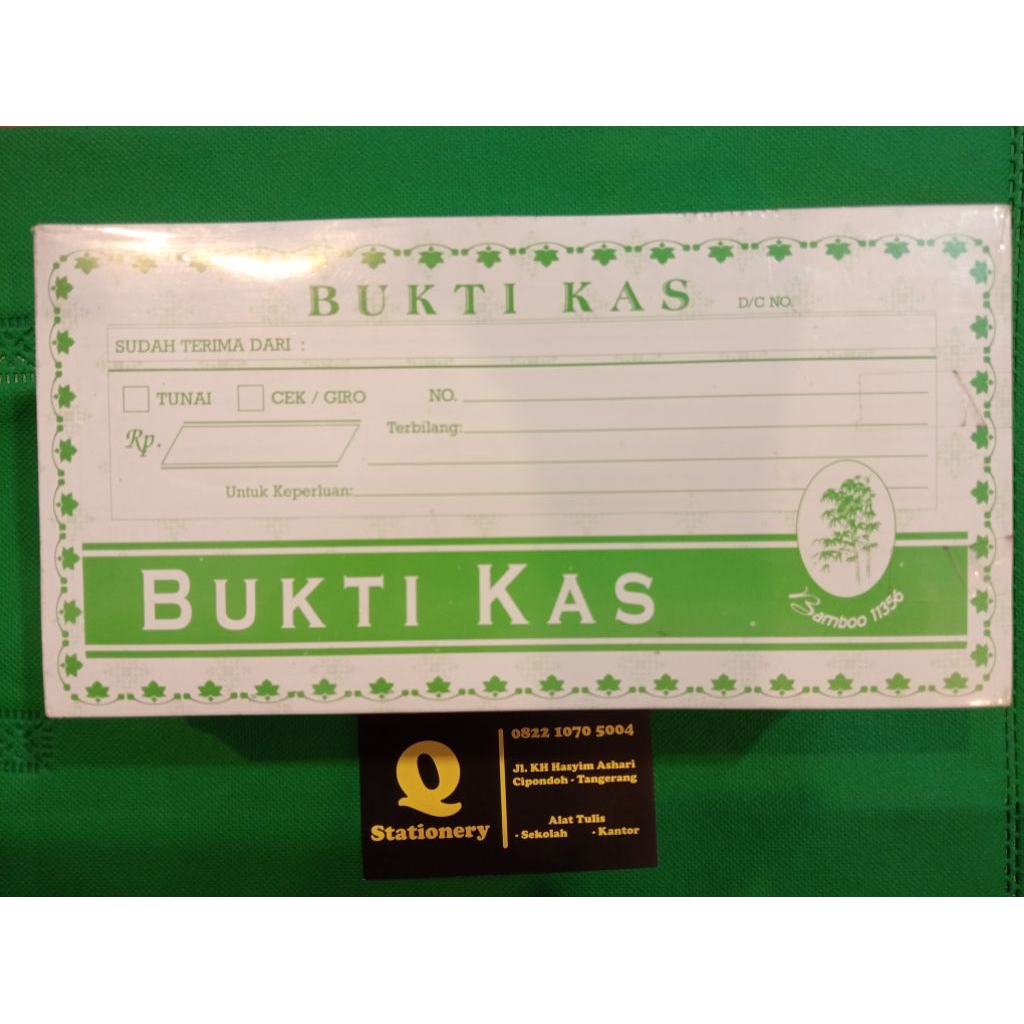 

Bukti kas merek Bamboo