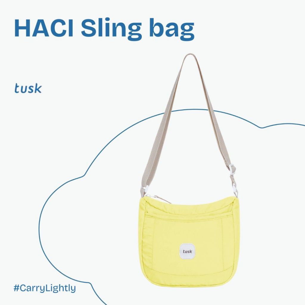 Tusk Tas Selempang Wanita Pria Haci Banana Tas Bahu Sling Bag