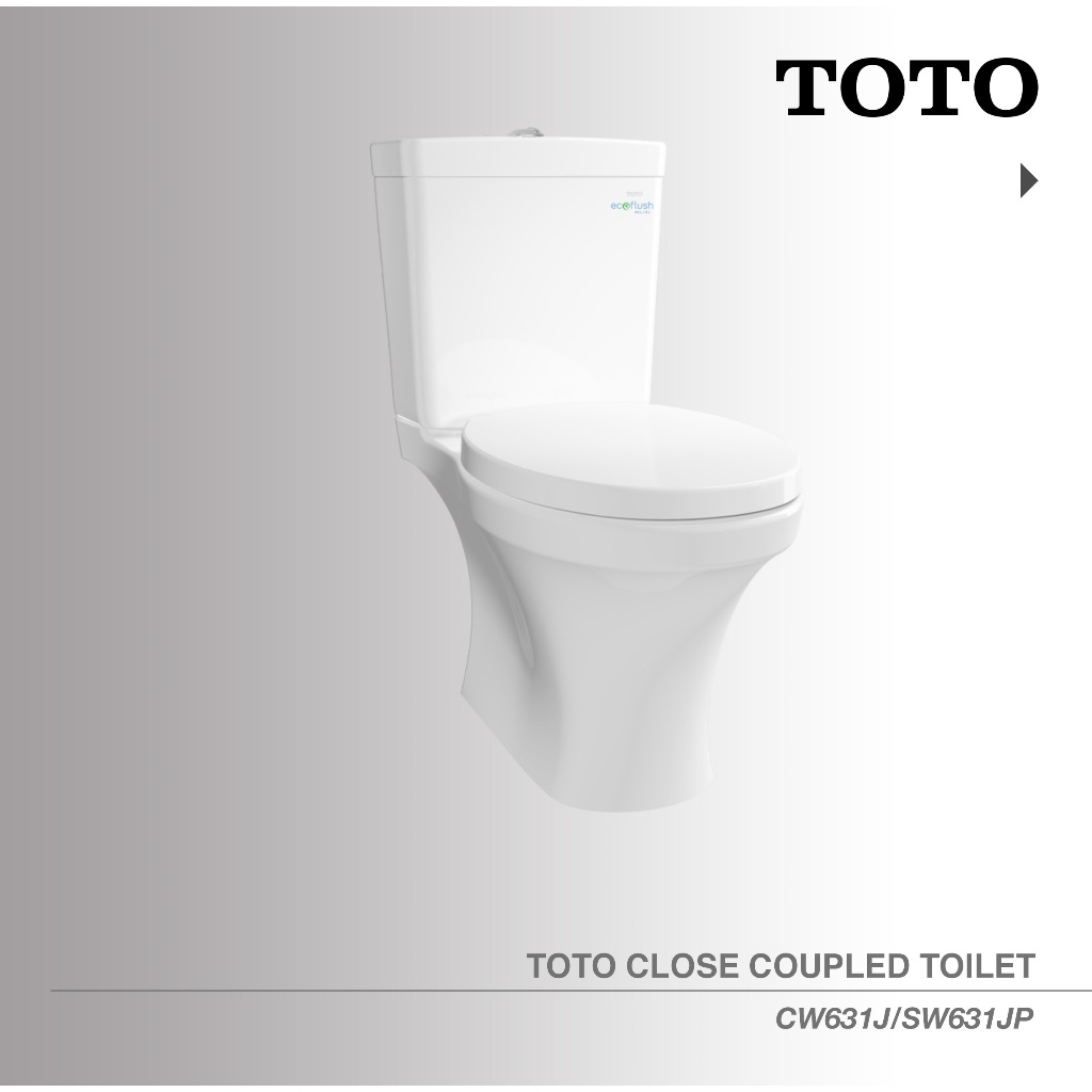 TOTO Closet CW631J/SW631JP | Closet Duduk - Kloset - Kloset Duduk