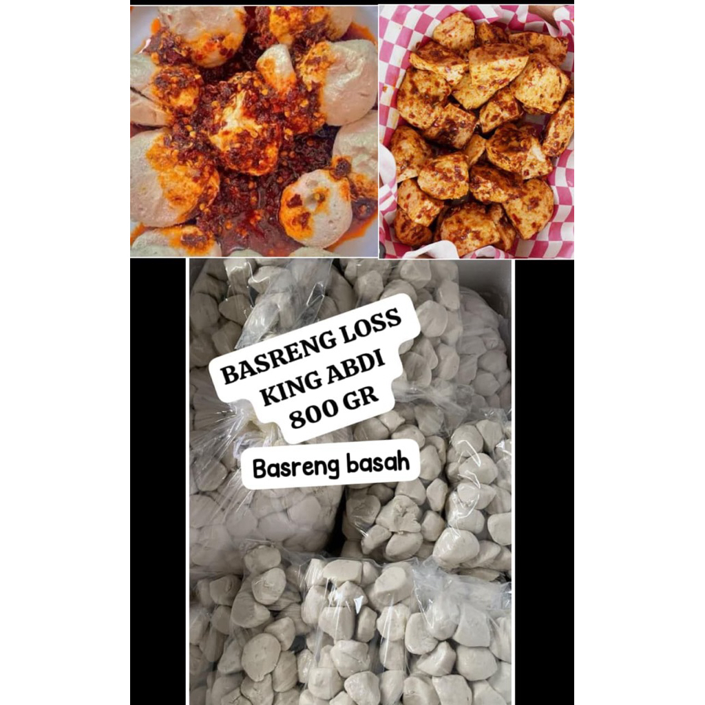 

BASRENG BASAH MENTAH KING ABDI krasa ikan 800gr