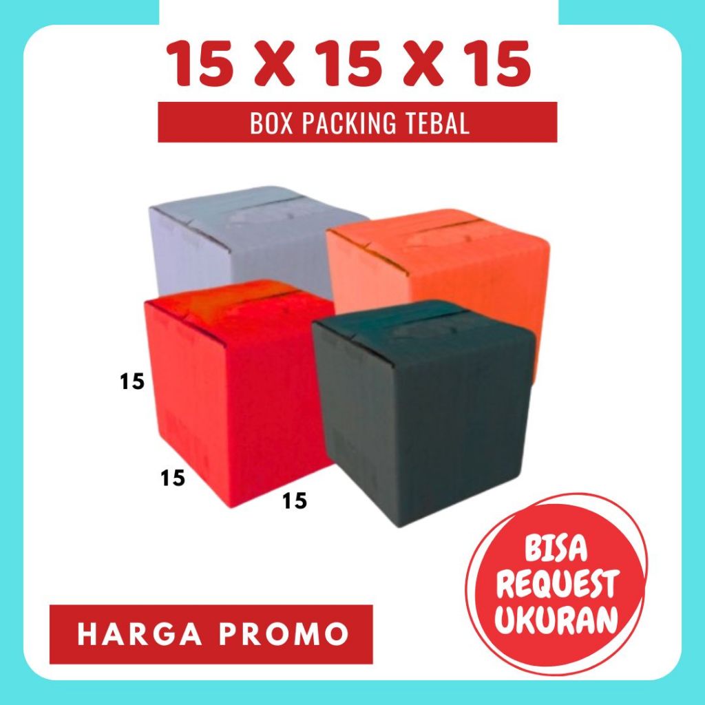 

Box 15x15x15 Packing A1 Dus Karton Kardus Kotak Kemasan Air Minum Gelas Botol Madu Jamu Diva Box