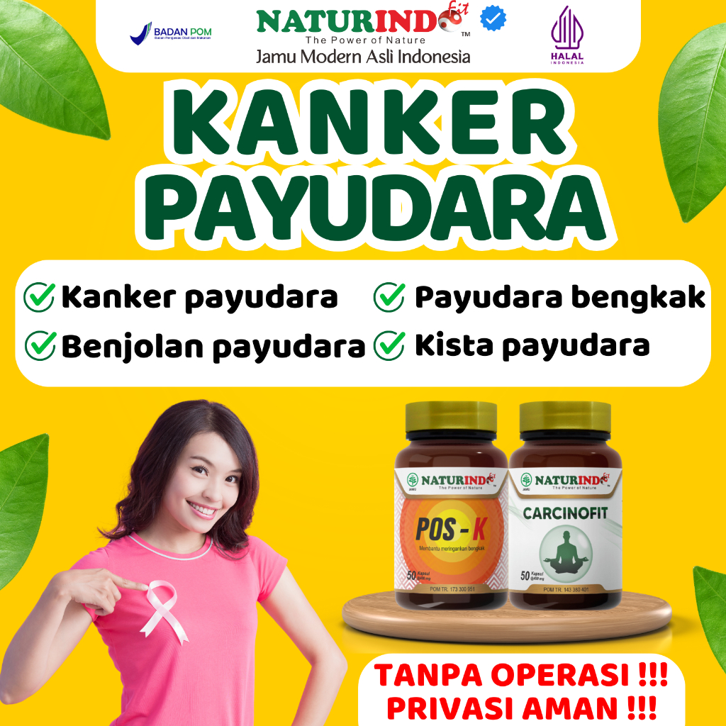 Obat Kanker Payudara Ampuh Benjolan Payudara Kista Payudara Herbal Carcinofit