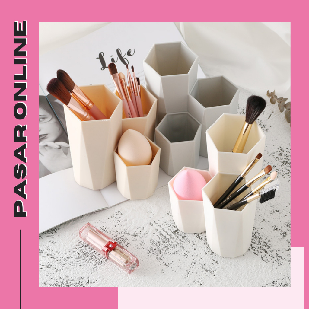 

HL0246 Pen Holder Rak Kosmetik Tempat Makeup Alat Tulis Perhiasan Mini Box Organizer Serbaguna Murah Import