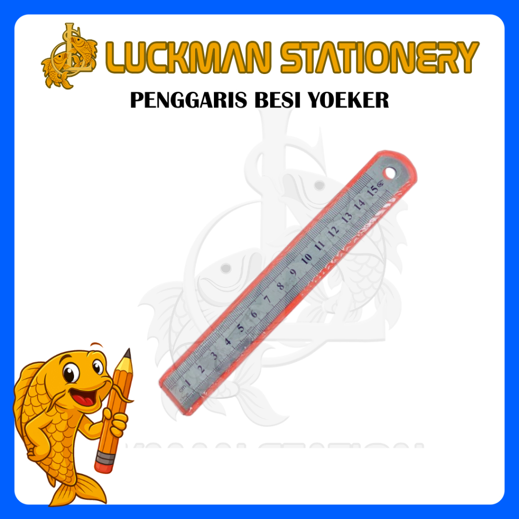 

LUCKMAN STATIONERY - PENGGARIS BESI YOEKER
