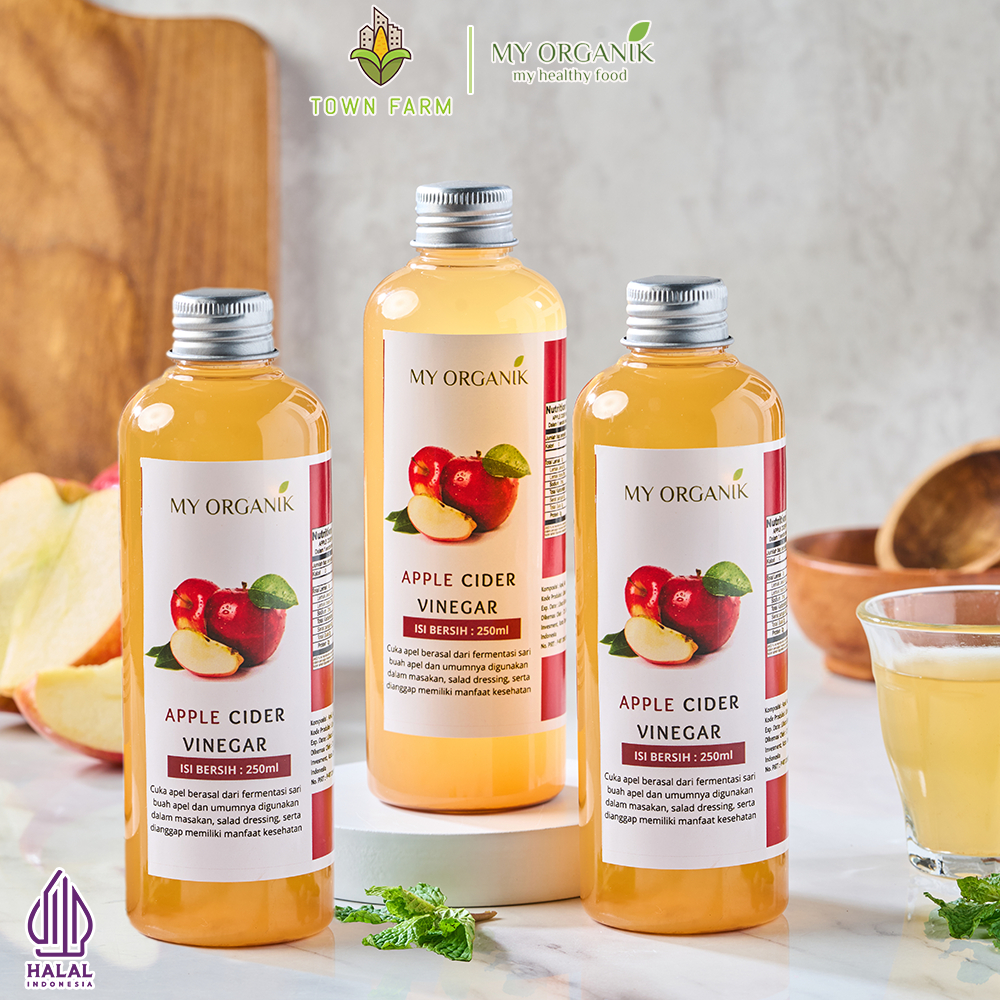 

My Organik Paket Lebih Murah 3 Cuka Apple Vinegar With Mother 750 ml