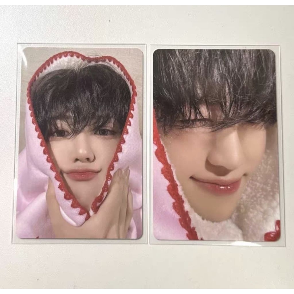 photocard jaemin selimut pink christmas
