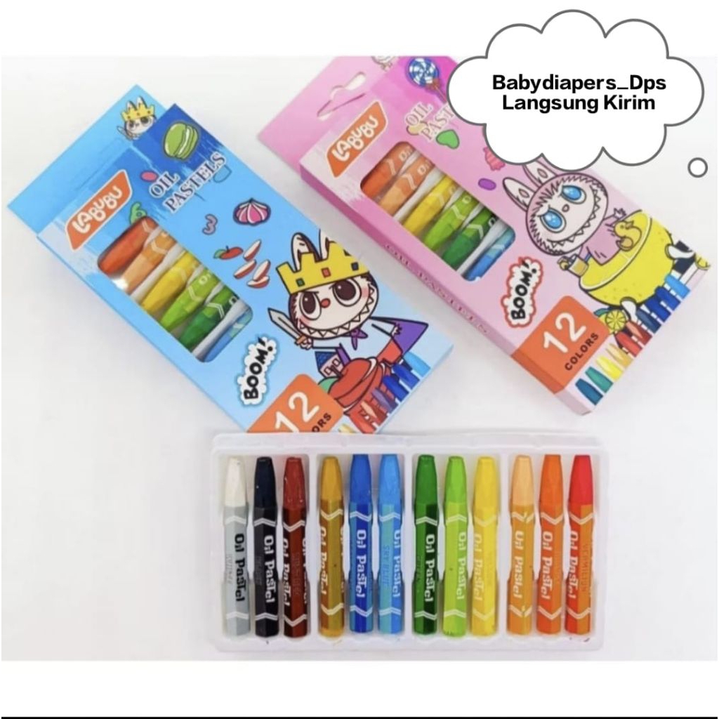 

CRAYON OIL PASTELS SANRIO 12 WARNA