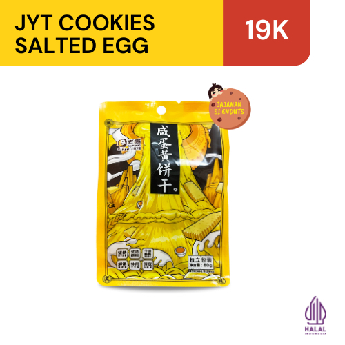 

JYT Cookies Salted Egg Yolk Butter Snack Taiwan 80gr Snack Import Viral