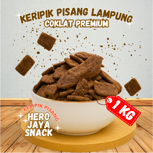 

1kg Keripik Pisang Coklat Khas Lampung / Keripik Pisang Kepok Coklat Khas Lampung