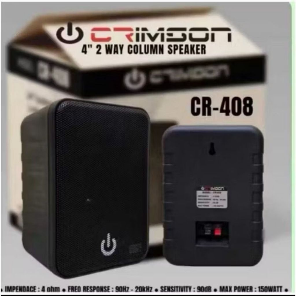 Speaker Pasif 4inch Crimson CR-408 ORIGINAL