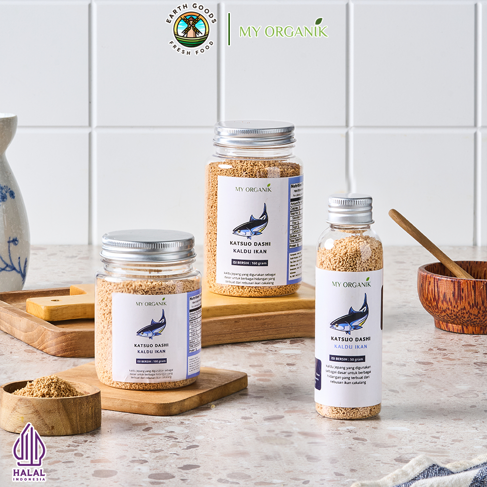 

My Organik Katsuo Dashi Kaldu Ikan RAMEN UDON 50g / Kaldu sup miso Katsuodashi Hondashi Dashinomoto