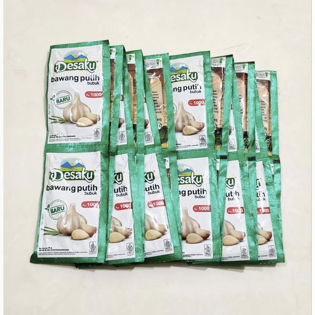 

Desaku Bawang Putih Bubuk 72 gr ( 12 Pcs x 6 gr )