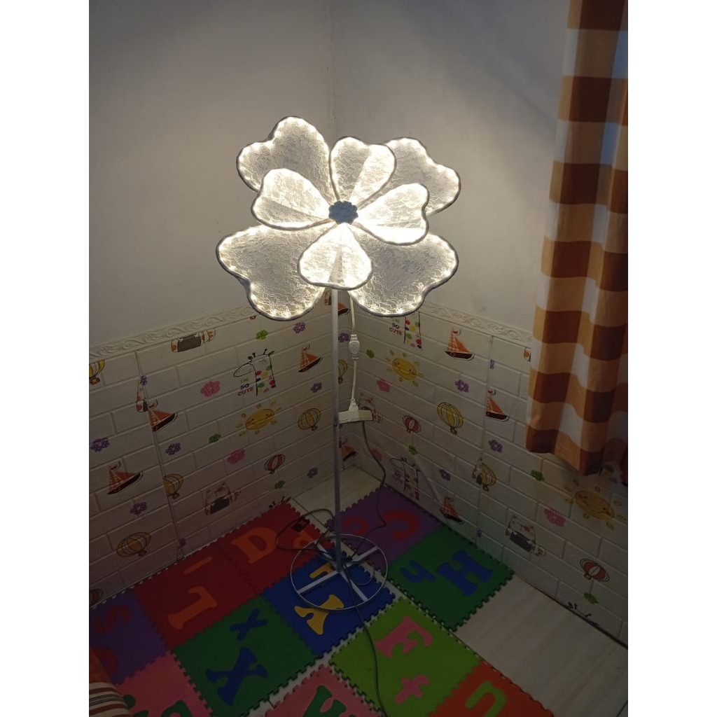 STANDING LAMPU BUNGA DEKORASI