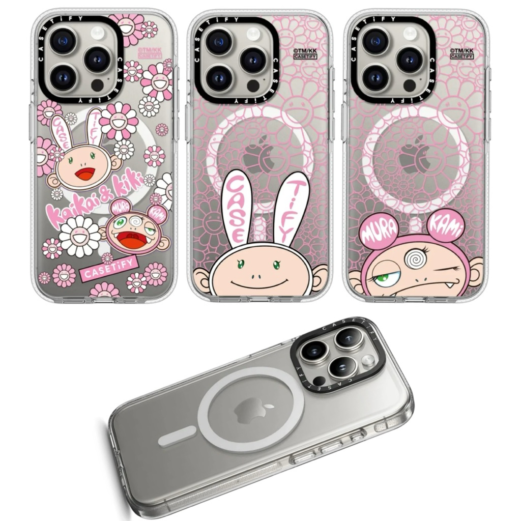 ‼️ PRE-ORDER ‼️ TAKASHI MURAKAMI KAIKAI AND KIKI CLEAR MAGNETIC CASE IPHONE 13 13 PRO 13 PRO MAX 14 