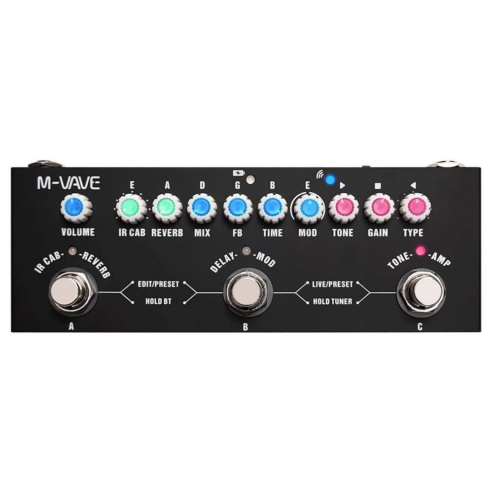 M-Vave Cube Baby Elektrik Pedal Multi Efek Gitar