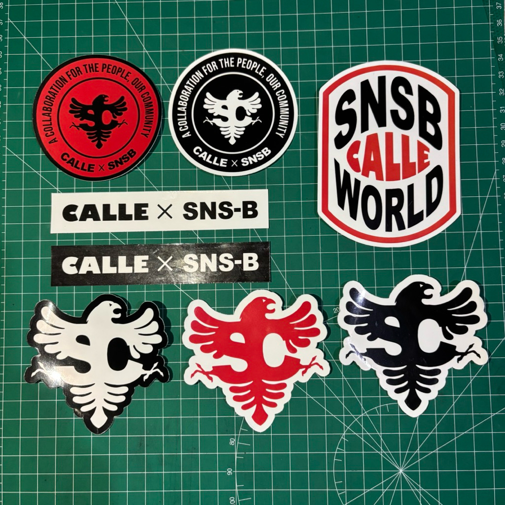 

STIKER PACK SNSB X CALLE (8 pcs) VINYL GRAFTAC MATERIAL