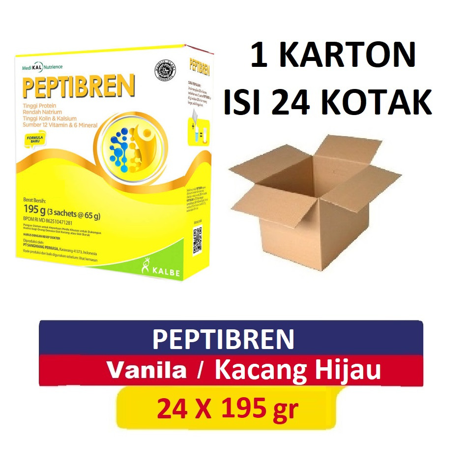 

Peptibren 195 gr (1 KARTON ISI 24 KOTAK) Kalbe