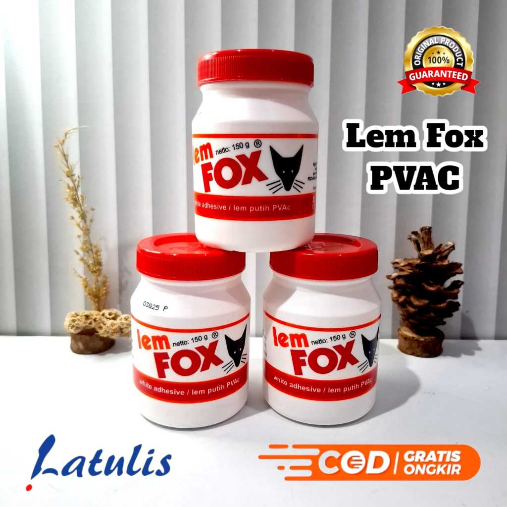 

Lem Fox Putih 150 Lem Putih Fox Pvac 150 gr Fox Lem Pvac 150 gram Glue