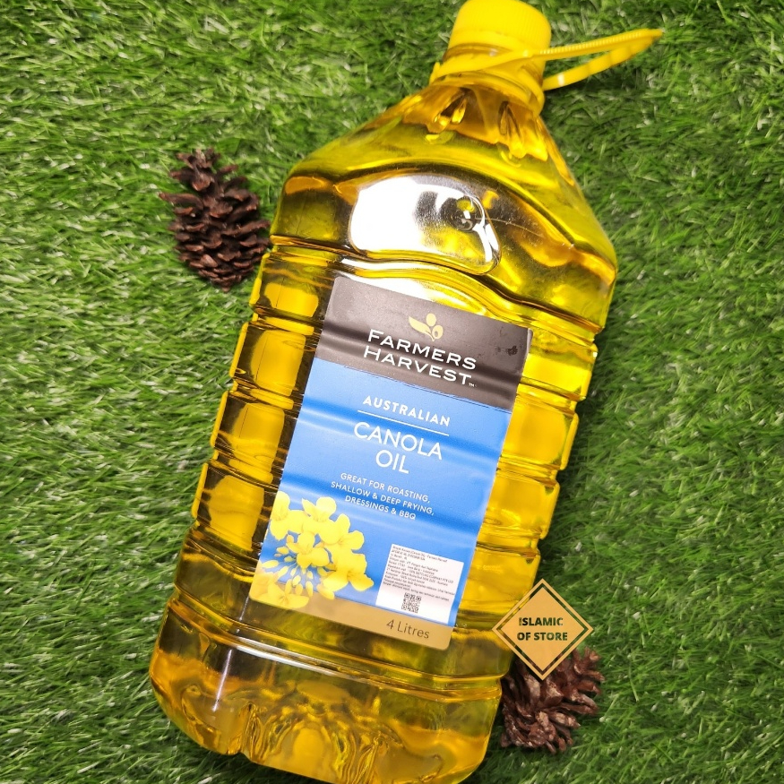 

MINYAK KANOLA /CANOLA OIL MURNI FARMERS HARVEST 4 LITER HALAL DAN TERMURAH