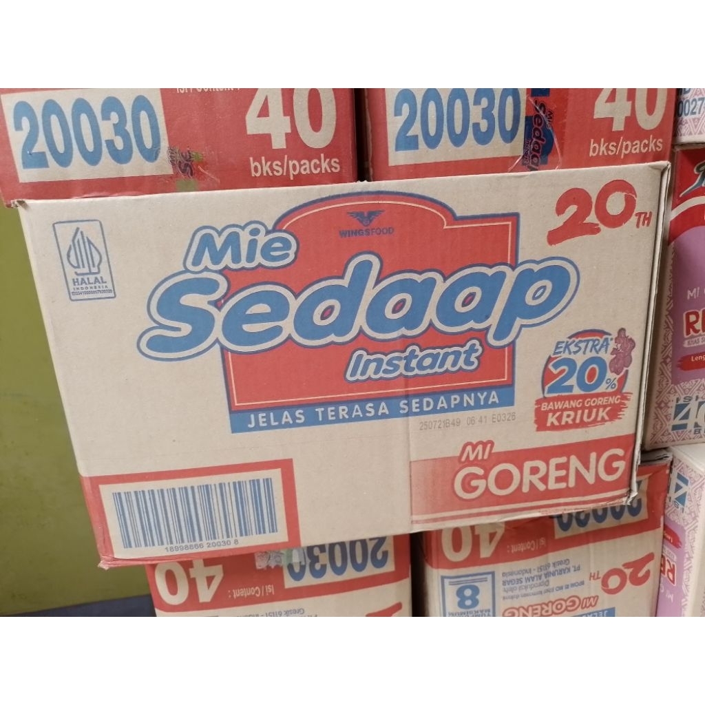 

Mie Sedaap Goreng 1 Karton (40 Pcs)