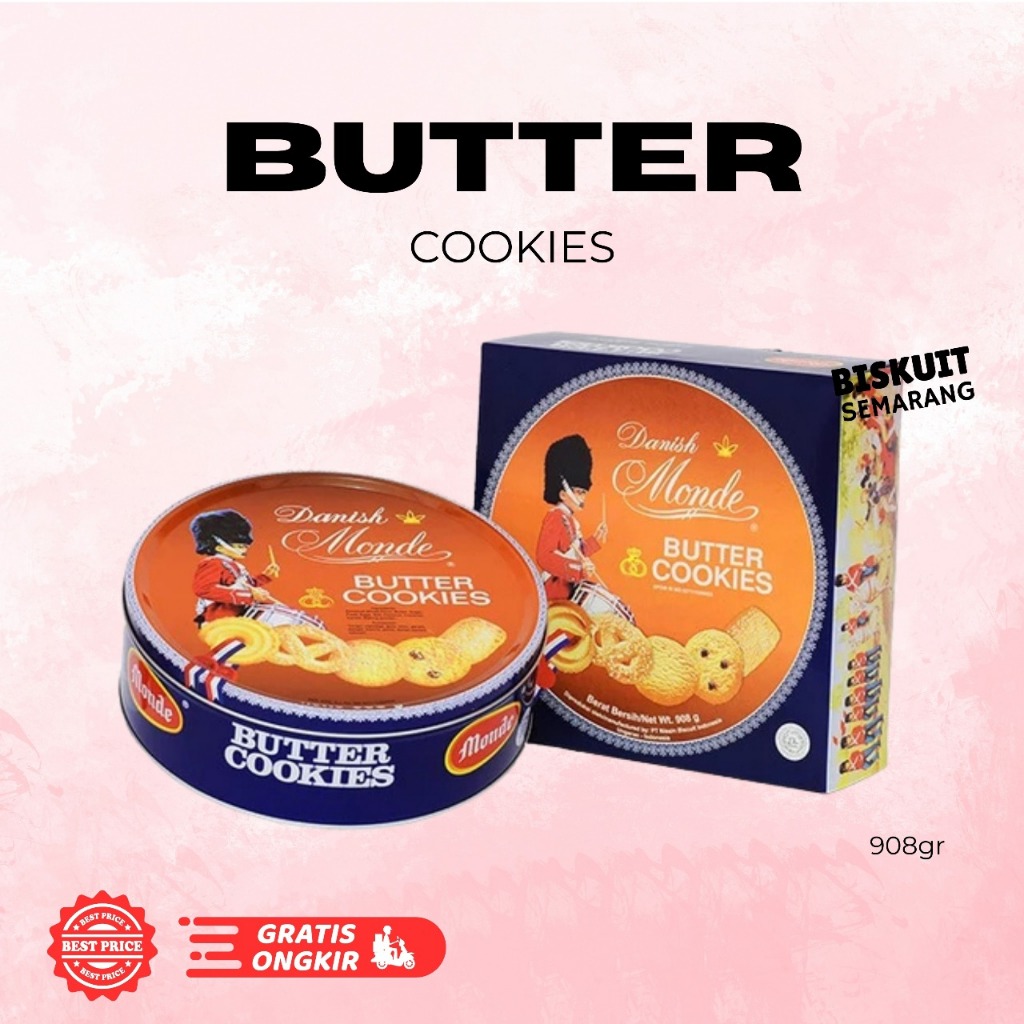 

Monde Butter Cookies Biskuit 908gr Monde Butter Cookies KALENG Biskuit Lebaran